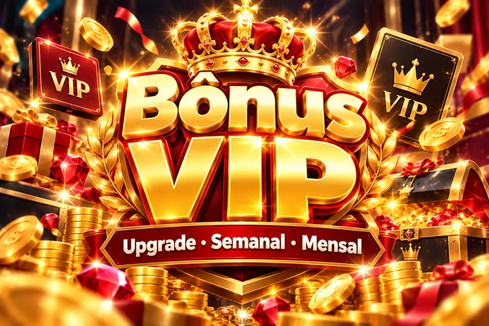 Bônus VIP: Upgrade, Semanal e Mensal no APP pop888